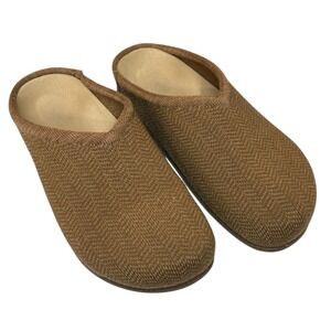 Rothy's Brown Slip-On Knit Slippers